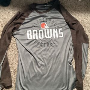 NFL Team Apparel Black and Gray Shirt
